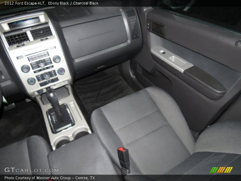 Ebony Black / Charcoal Black 2012 Ford Escape XLT