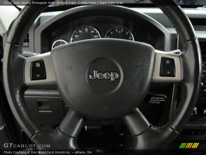 Brilliant Black Crystal Pearl / Dark Slate Gray 2010 Jeep Liberty Renegade 4x4