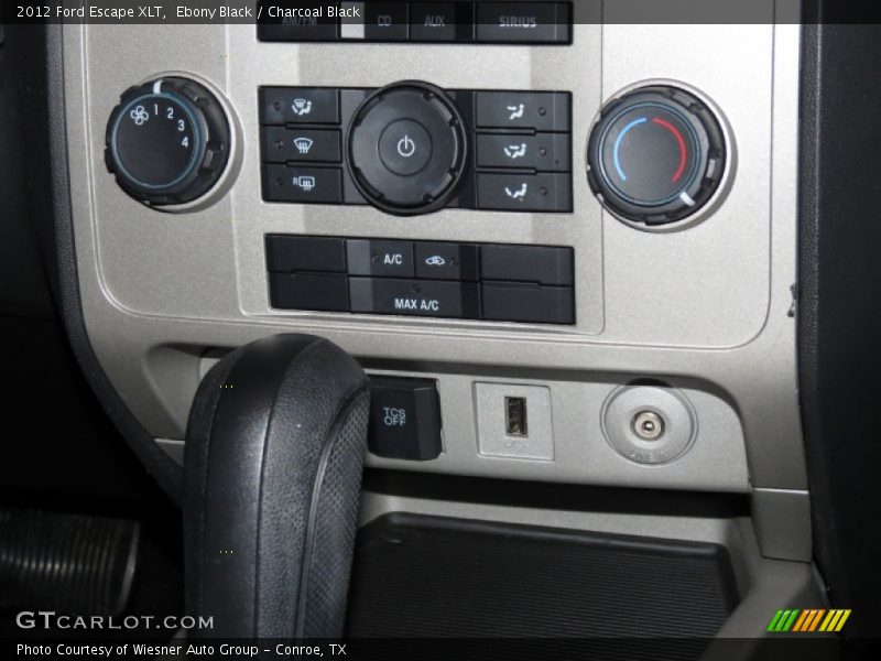 Ebony Black / Charcoal Black 2012 Ford Escape XLT