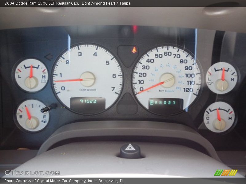  2004 Ram 1500 SLT Regular Cab SLT Regular Cab Gauges