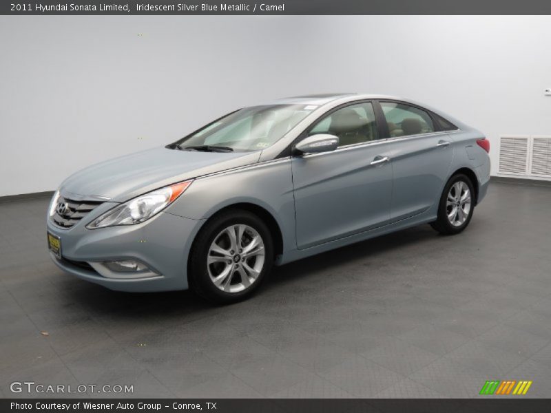 Iridescent Silver Blue Metallic / Camel 2011 Hyundai Sonata Limited