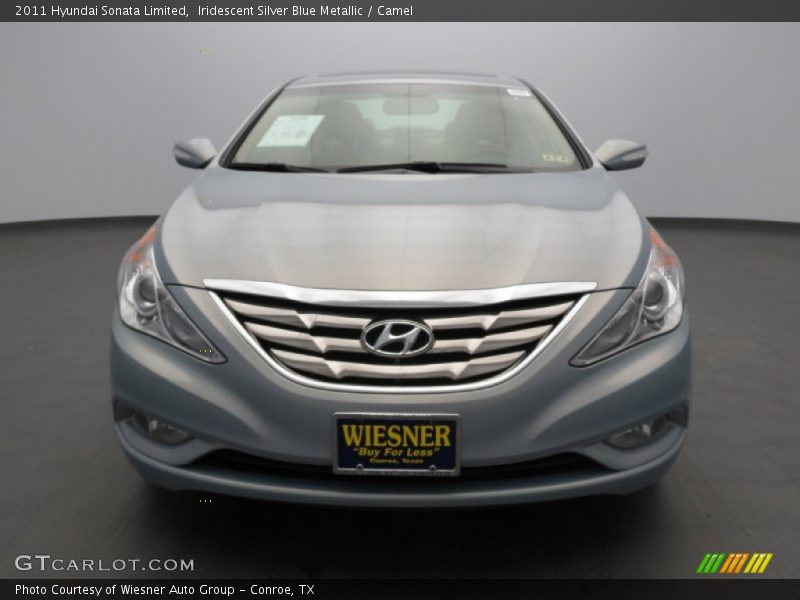 Iridescent Silver Blue Metallic / Camel 2011 Hyundai Sonata Limited