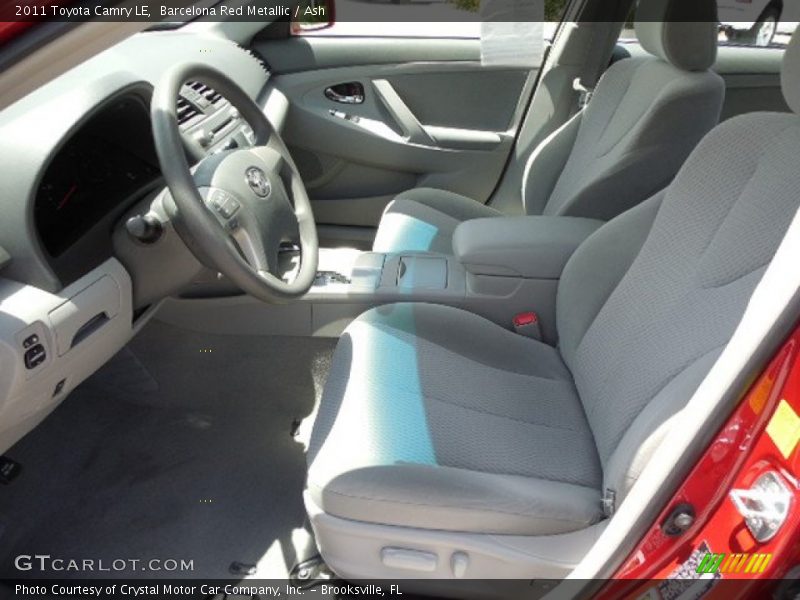 Barcelona Red Metallic / Ash 2011 Toyota Camry LE