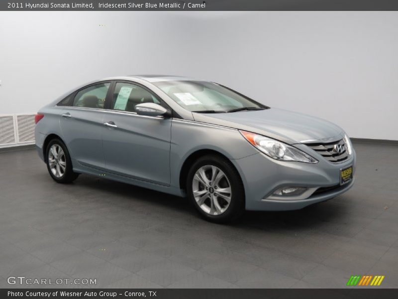 Iridescent Silver Blue Metallic / Camel 2011 Hyundai Sonata Limited
