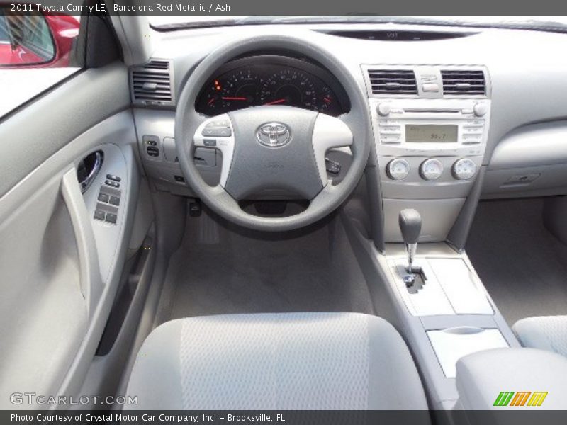 Barcelona Red Metallic / Ash 2011 Toyota Camry LE