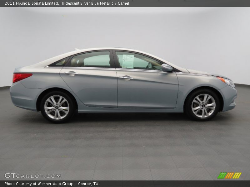 Iridescent Silver Blue Metallic / Camel 2011 Hyundai Sonata Limited