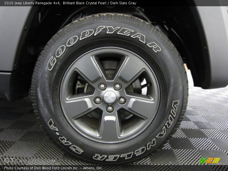 Brilliant Black Crystal Pearl / Dark Slate Gray 2010 Jeep Liberty Renegade 4x4
