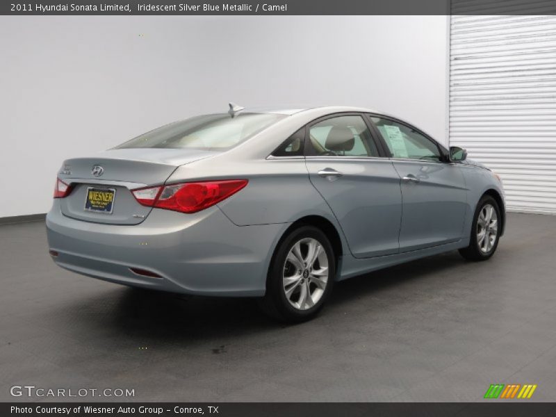 Iridescent Silver Blue Metallic / Camel 2011 Hyundai Sonata Limited