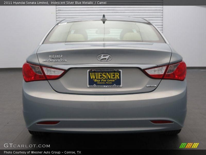 Iridescent Silver Blue Metallic / Camel 2011 Hyundai Sonata Limited