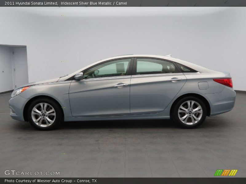 Iridescent Silver Blue Metallic / Camel 2011 Hyundai Sonata Limited