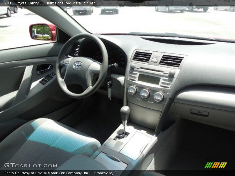 Barcelona Red Metallic / Ash 2011 Toyota Camry LE