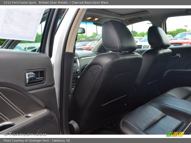 Brilliant Silver Metallic / Charcoal Black/Sport Black 2010 Ford Fusion Sport