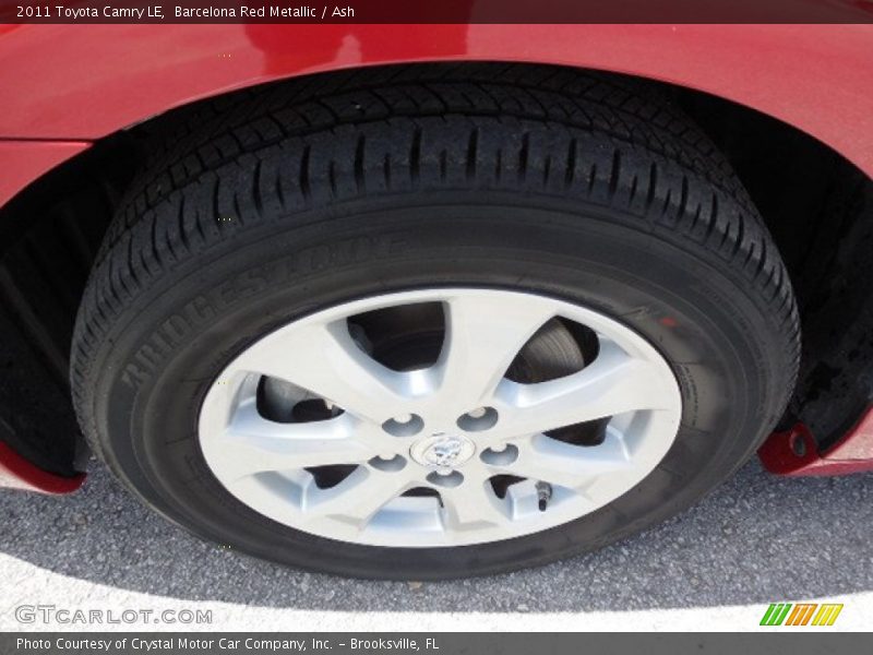 Barcelona Red Metallic / Ash 2011 Toyota Camry LE