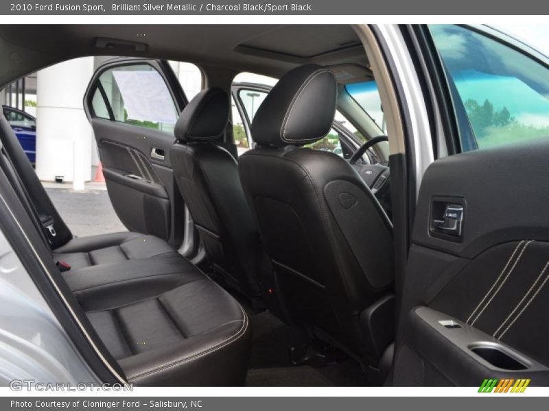 Brilliant Silver Metallic / Charcoal Black/Sport Black 2010 Ford Fusion Sport
