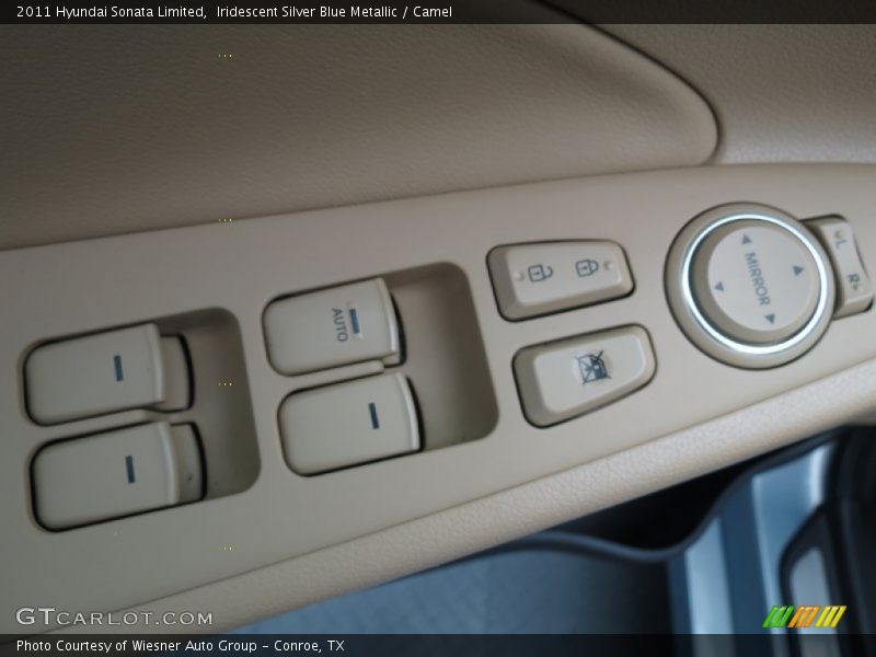 Iridescent Silver Blue Metallic / Camel 2011 Hyundai Sonata Limited