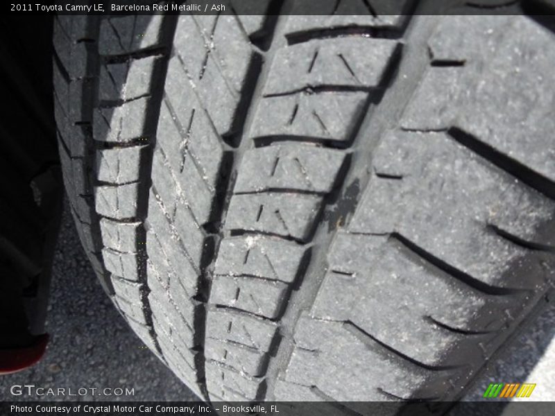 Barcelona Red Metallic / Ash 2011 Toyota Camry LE