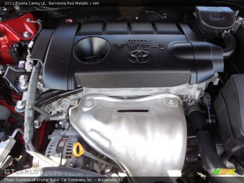 Barcelona Red Metallic / Ash 2011 Toyota Camry LE