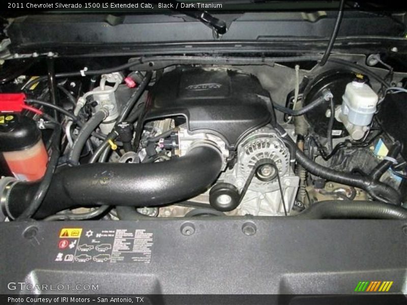 Black / Dark Titanium 2011 Chevrolet Silverado 1500 LS Extended Cab