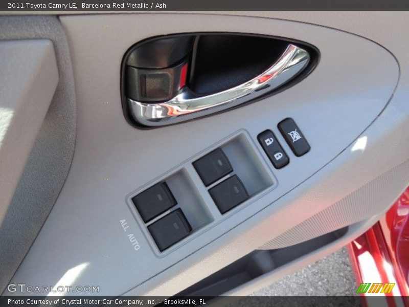 Barcelona Red Metallic / Ash 2011 Toyota Camry LE