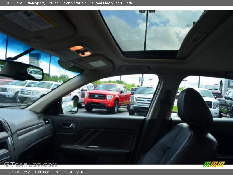 Brilliant Silver Metallic / Charcoal Black/Sport Black 2010 Ford Fusion Sport