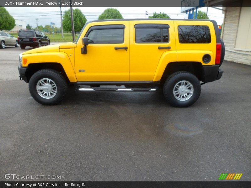Yellow / Ebony Black 2007 Hummer H3 X