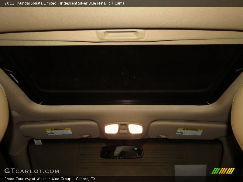 Iridescent Silver Blue Metallic / Camel 2011 Hyundai Sonata Limited