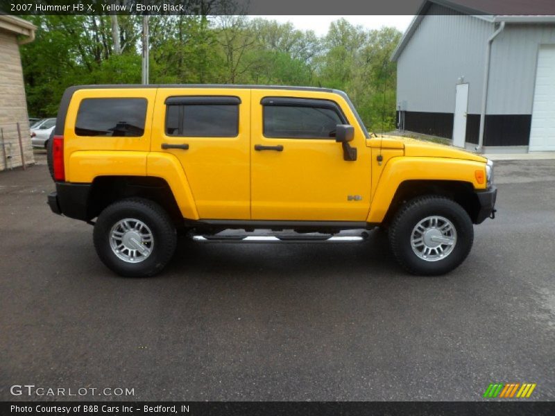 Yellow / Ebony Black 2007 Hummer H3 X