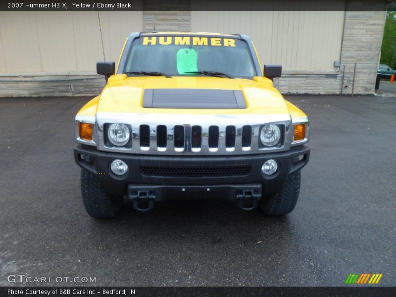 Yellow / Ebony Black 2007 Hummer H3 X