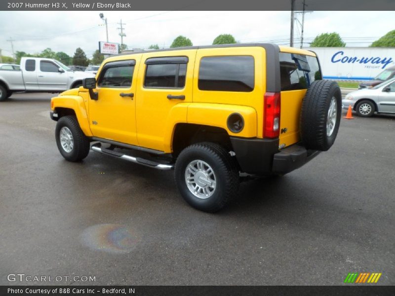 Yellow / Ebony Black 2007 Hummer H3 X