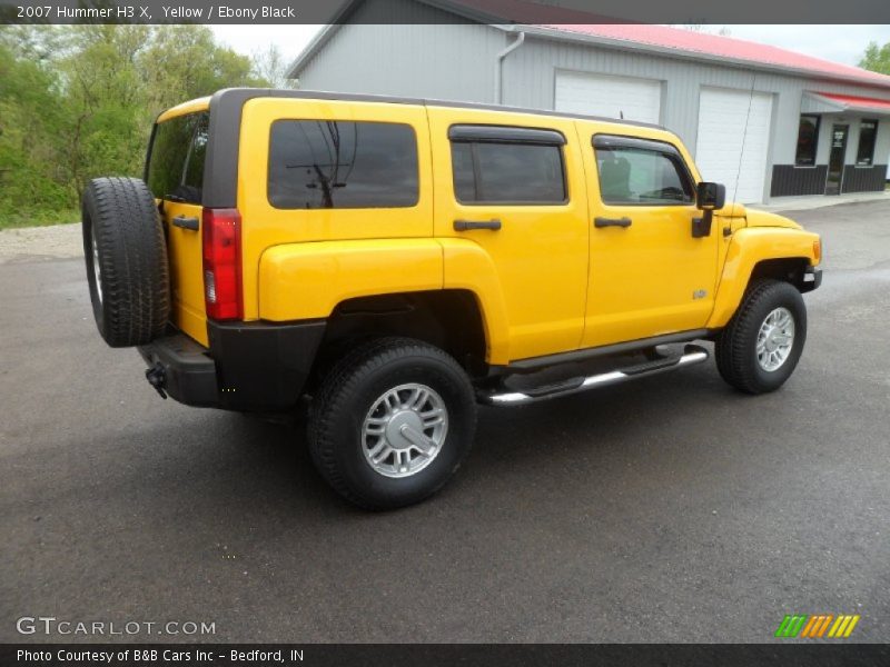 Yellow / Ebony Black 2007 Hummer H3 X