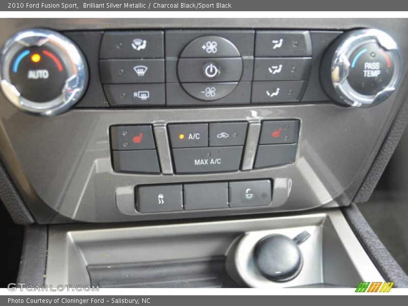 Controls of 2010 Fusion Sport