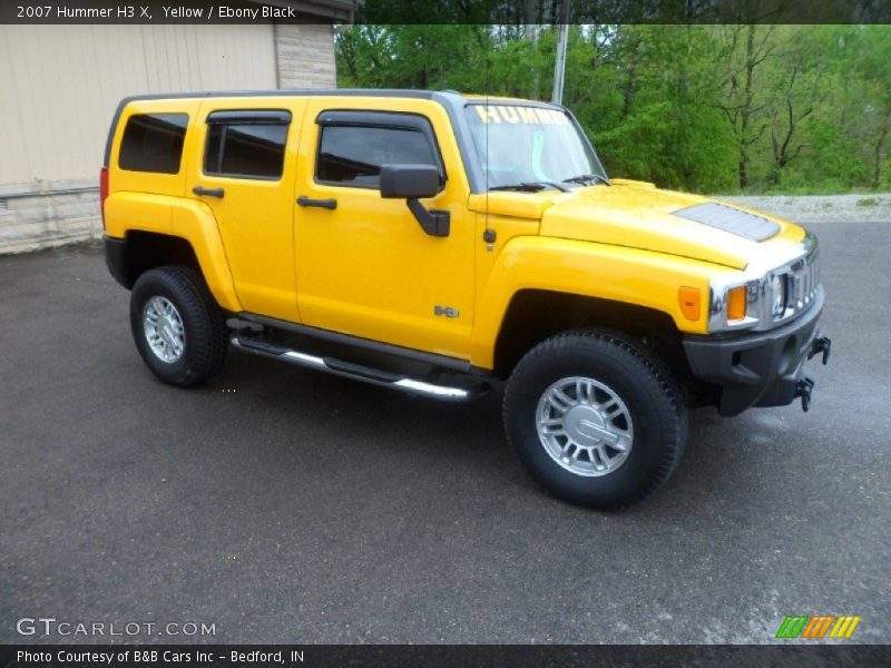 Yellow / Ebony Black 2007 Hummer H3 X