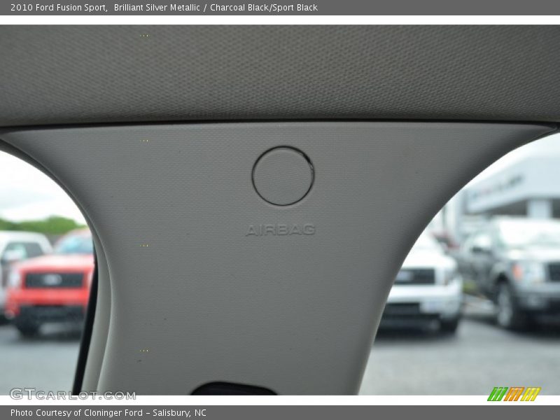 Brilliant Silver Metallic / Charcoal Black/Sport Black 2010 Ford Fusion Sport