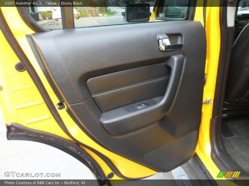 Yellow / Ebony Black 2007 Hummer H3 X