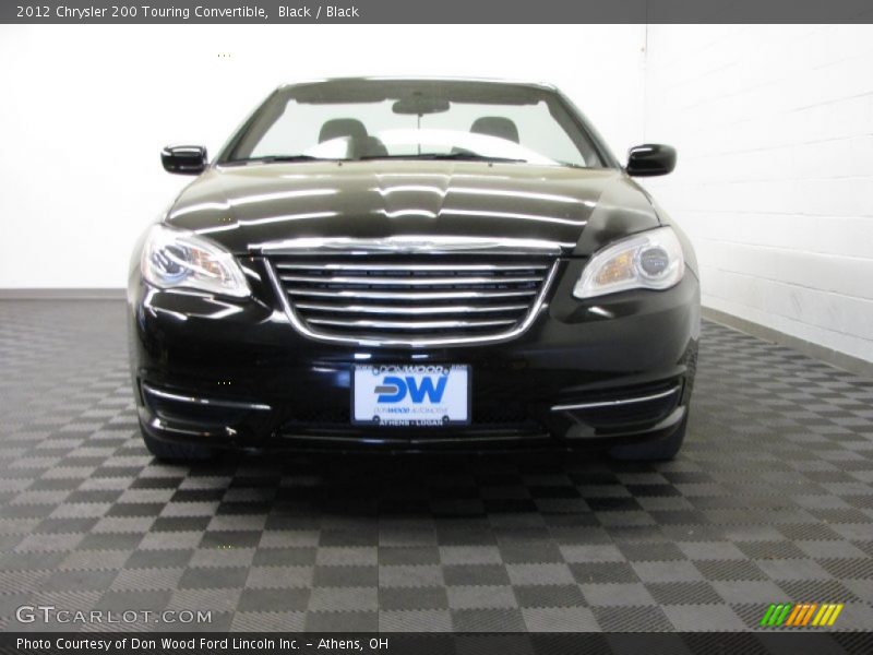 Black / Black 2012 Chrysler 200 Touring Convertible