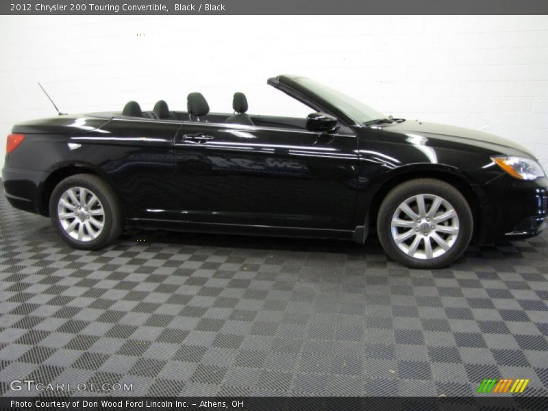 Black / Black 2012 Chrysler 200 Touring Convertible