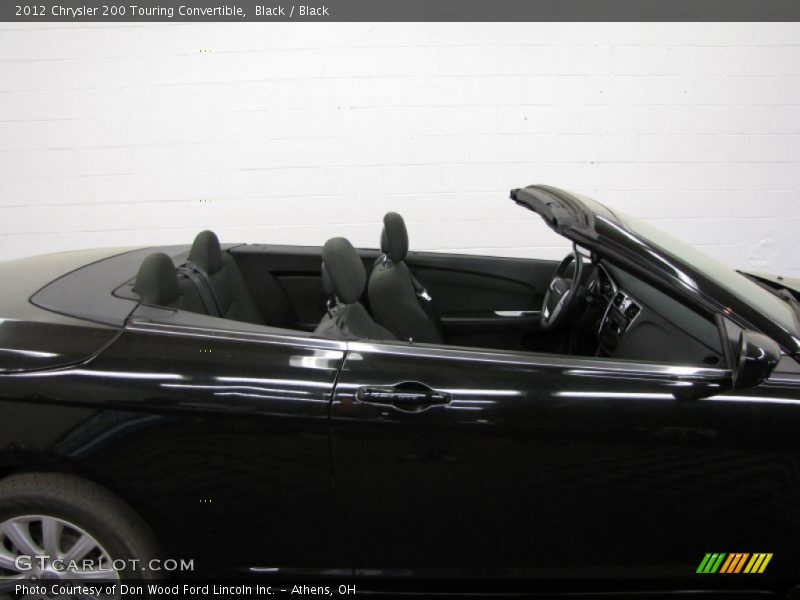 Black / Black 2012 Chrysler 200 Touring Convertible