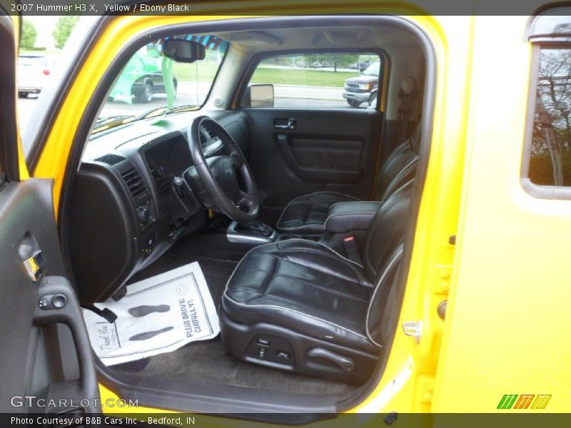 Yellow / Ebony Black 2007 Hummer H3 X