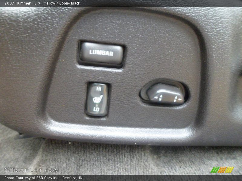 Yellow / Ebony Black 2007 Hummer H3 X