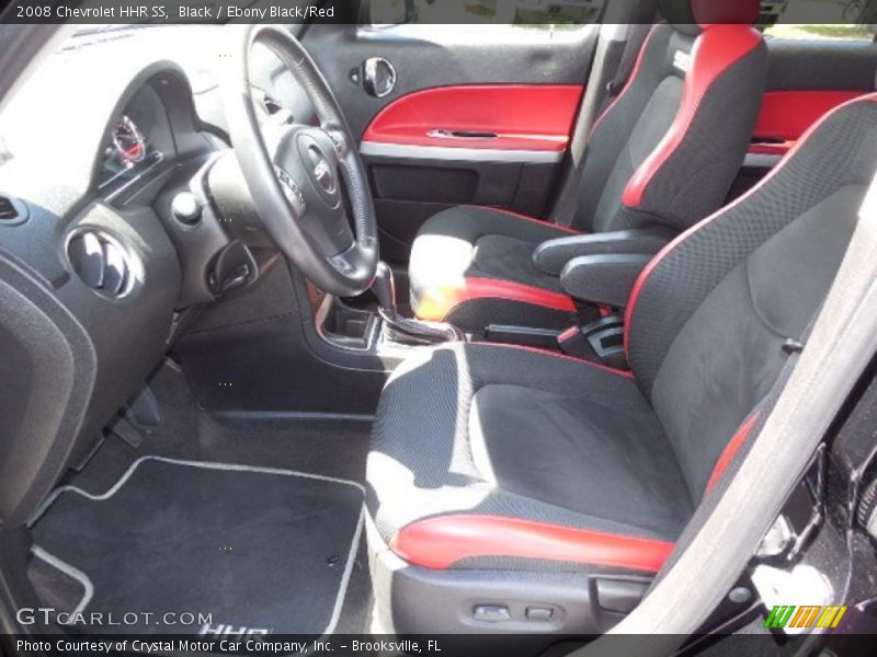  2008 HHR SS Ebony Black/Red Interior