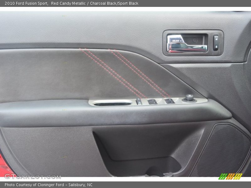 Red Candy Metallic / Charcoal Black/Sport Black 2010 Ford Fusion Sport