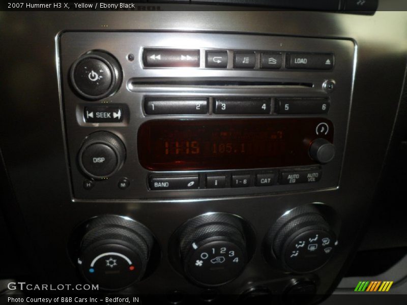 Yellow / Ebony Black 2007 Hummer H3 X