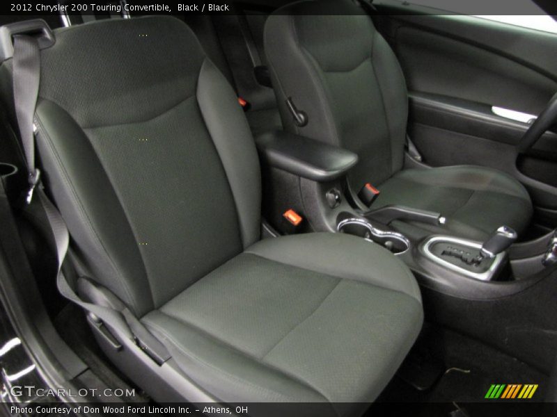 Black / Black 2012 Chrysler 200 Touring Convertible
