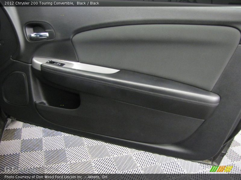 Black / Black 2012 Chrysler 200 Touring Convertible