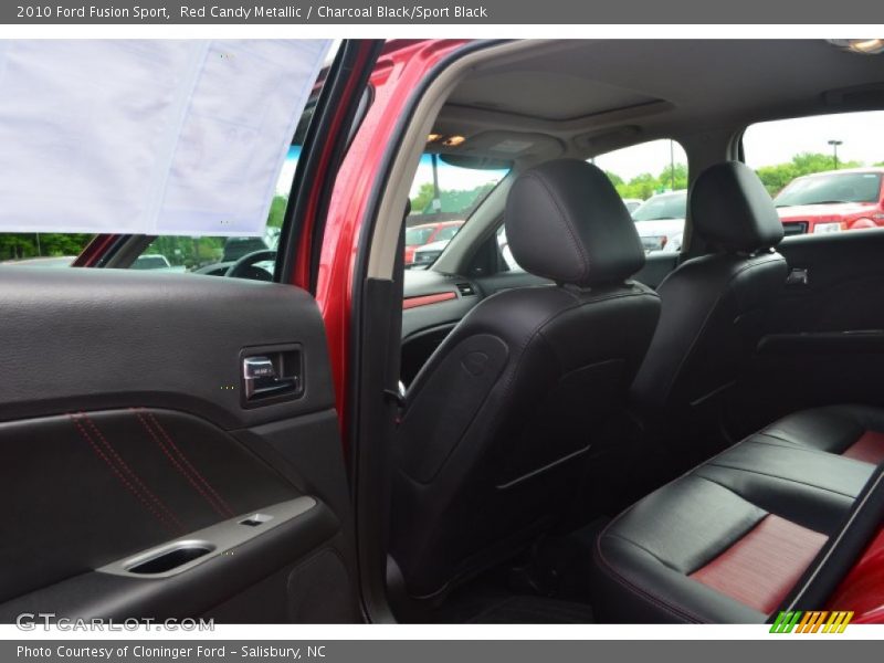 Red Candy Metallic / Charcoal Black/Sport Black 2010 Ford Fusion Sport
