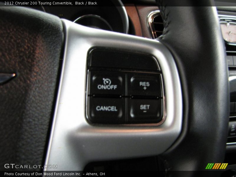 Black / Black 2012 Chrysler 200 Touring Convertible