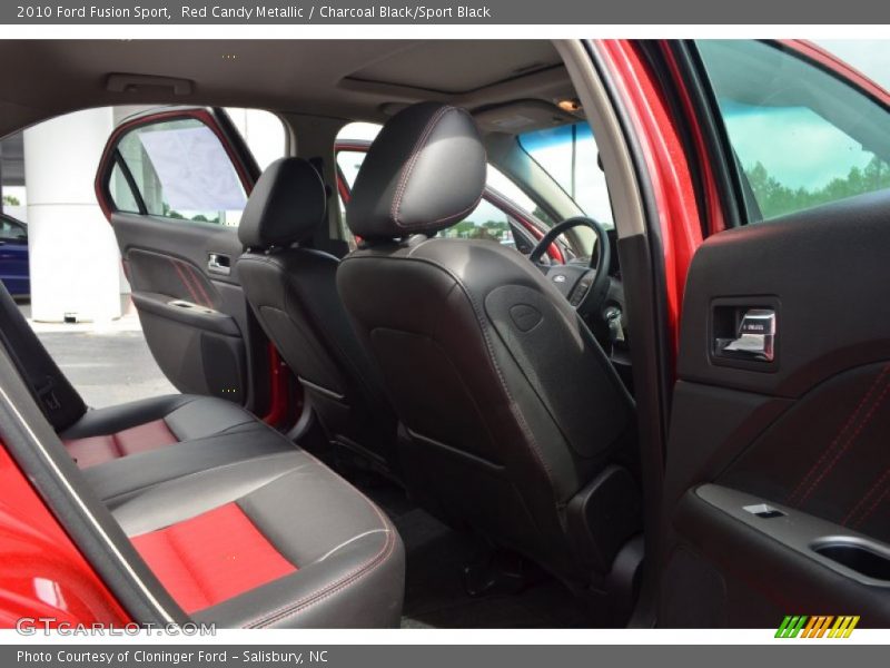 Red Candy Metallic / Charcoal Black/Sport Black 2010 Ford Fusion Sport