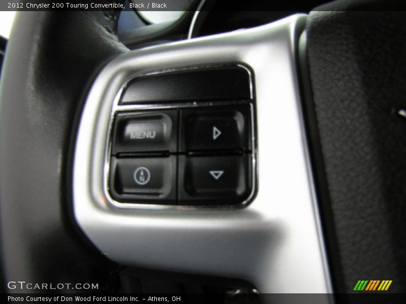 Black / Black 2012 Chrysler 200 Touring Convertible