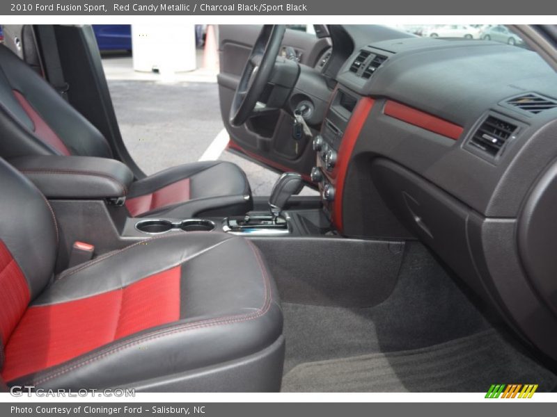 Red Candy Metallic / Charcoal Black/Sport Black 2010 Ford Fusion Sport