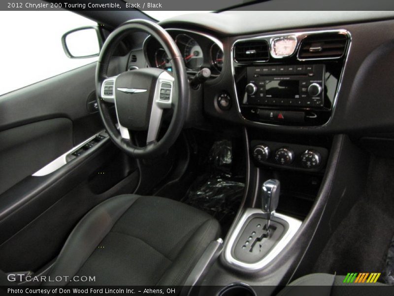 Black / Black 2012 Chrysler 200 Touring Convertible